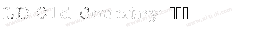 LD Old Country字体转换